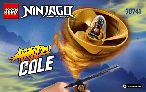 Käyttöohje Lego set 70741 Ninjago Airjitzu Cole flyer