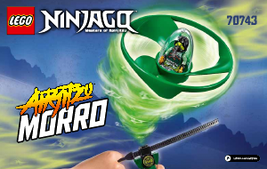 Brugsanvisning Lego set 70743 Ninjago Airjitzu Morro flyver