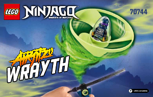 Manual de uso Lego set 70744 Ninjago Wrayth airjitzu flyer