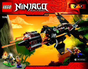 Bruksanvisning Lego set 70747 Ninjago Stenkanon