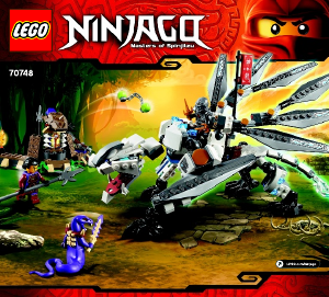 Manuale Lego set 70748 Ninjago Il dragone di titanio