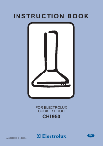 Bruksanvisning Electrolux CHI950X Köksfläkt