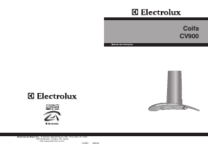 Manual Electrolux CV900 Exaustor