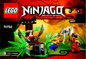 Manual de uso Lego set 70752 Ninjago Trampa selvática