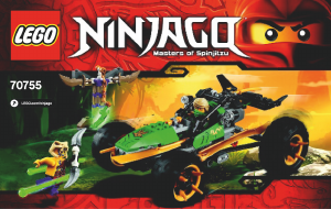 Bruksanvisning Lego set 70755 Ninjago Jungelbuggy