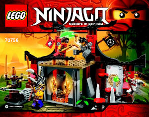 Bruksanvisning Lego set 70756 Ninjago Oppgjør i dojoen