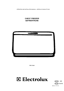 Manual Electrolux ECS2346 Freezer