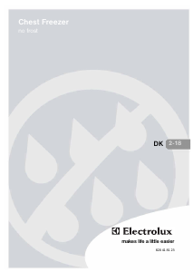 Brugsanvisning Electrolux ECS2073 Fryser