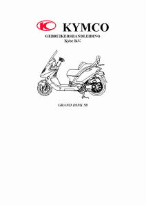 Handleiding Kymco Grand Dink Scooter