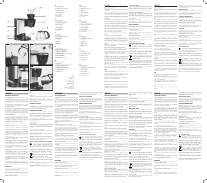 Manual de uso Ufesa CG7226 Máquina de café