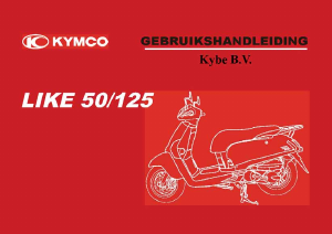 Handleiding Kymco Like Scooter