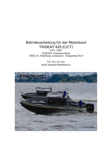 Bedienungsanleitung Trident 620 Boot