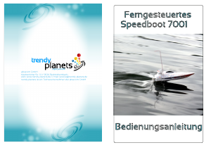 Bedienungsanleitung Trendy Planets Speedboot 7001 Funkferngesteuerten boot