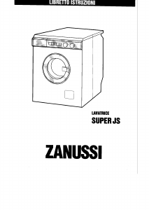 Manuale Zanussi SUPER JS Lavatrice