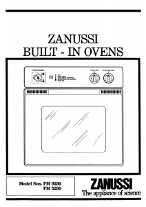 Bruksanvisning Zanussi FM5230 Ugn
