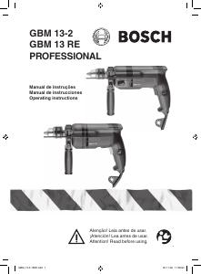 Manual Bosch GMB 13-2 Impact Drill