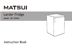 Manual Matsui MF130WG Refrigerator