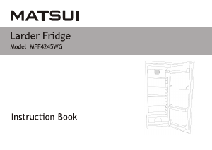 Handleiding Matsui MFF4245WG Koelkast