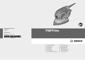 Manuale Bosch PSM Primo Levigatrice a delta