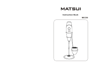 Handleiding Matsui MCC50 Melkopschuimer