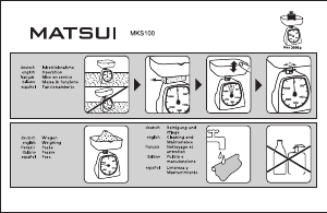 Handleiding Matsui MKS100 Keukenweegschaal