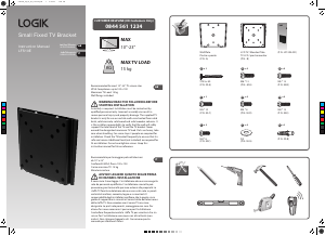 Manuale Logik LFS10E Supporto da parete