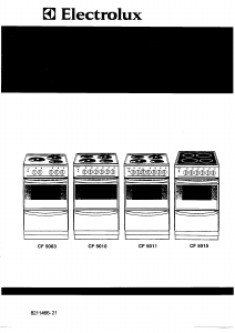 Bruksanvisning Electrolux CF5010A Spis