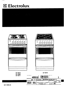 Bruksanvisning Electrolux CF5015A Spis