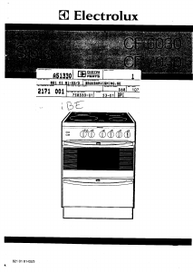 Bruksanvisning Electrolux CF6030 Spis