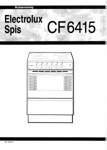 Bruksanvisning Electrolux CF6415 Spis