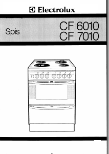 Bruksanvisning Electrolux CF7010 Spis