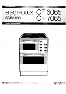 Bruksanvisning Electrolux CF7065 Spis