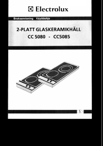 Bruksanvisning Electrolux CC5080 Häll