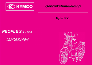 Handleiding Kymco People S Scooter
