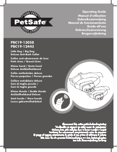 Manual de uso PetSafe PBC19-12443 Deluxe Bark Control Collar eléctrico