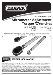 Manual Draper 3004A Wrench