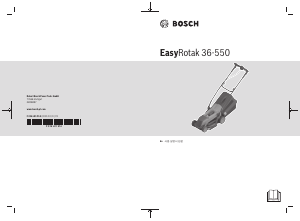 사용 설명서 보쉬 EasyRotak 36-550 잔디 깎기