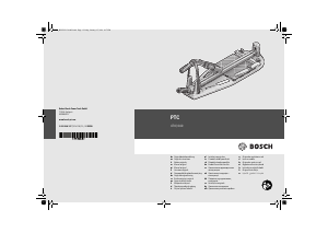 Εγχειρίδιο Bosch PTC 640 Μηχανή κοπής πλακιδίων