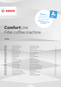 Manual Bosch TKA6A684 ComfortLine Coffee Machine