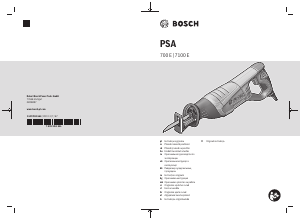 Priručnik Bosch PSA 700 E Klipna pila