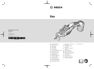 Instrukcja Bosch Keo Piła szablasta