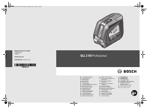 Εγχειρίδιο Bosch GLL 2-50 Γραμμικό λέιζερ