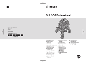 Instrukcja Bosch GLL 3-50 Laser liniowy
