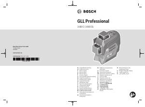 Посібник Bosch GLL 3-80 C Лінійний лазер