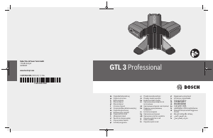 Kullanım kılavuzu Bosch GTL 3 Lazer seviyesi