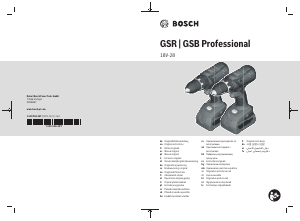 Manuál Bosch GSR 18V-28 Akušroubovák