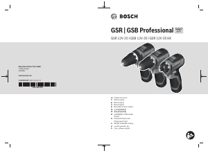 Manual de uso Bosch GSR 12V-35 HX Atornillador taladrador