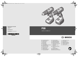 Bruksanvisning Bosch PSB 1800 LI-2 Drill-skrutrekker