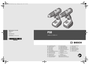 Priročnik Bosch PSB 1440 LI-2 Vrtalni aparat
