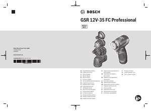 Mode d’emploi Bosch GSR 12V-35 FC Perceuse visseuse